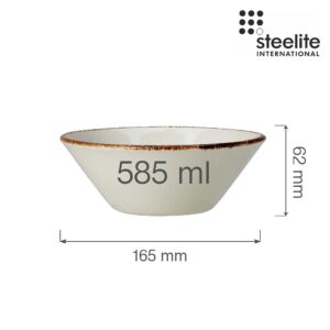 Porcelánová miska Brown Dapple, 165 mm, 1 ks