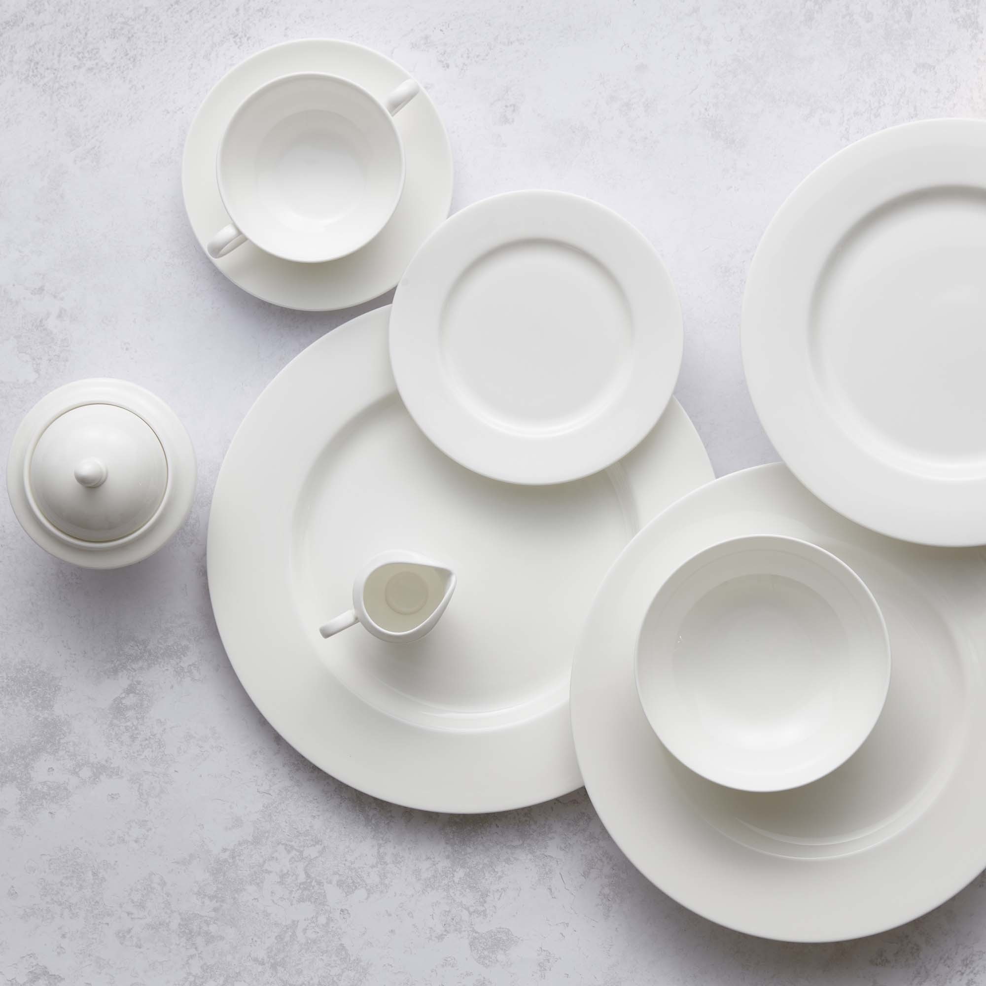 Porcelánová podšálka Classic White, 160 mm, 1 ks – Obrázok 3