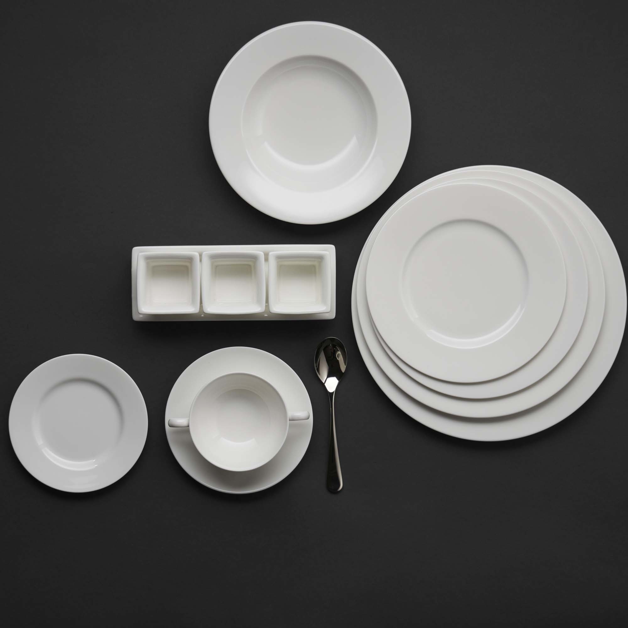 Porcelánová podšálka Classic White, 160 mm, 1 ks – Obrázok 4