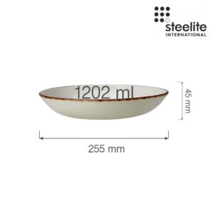 Porcelánová miska Brown Dapple, 255 mm, 1 ks
