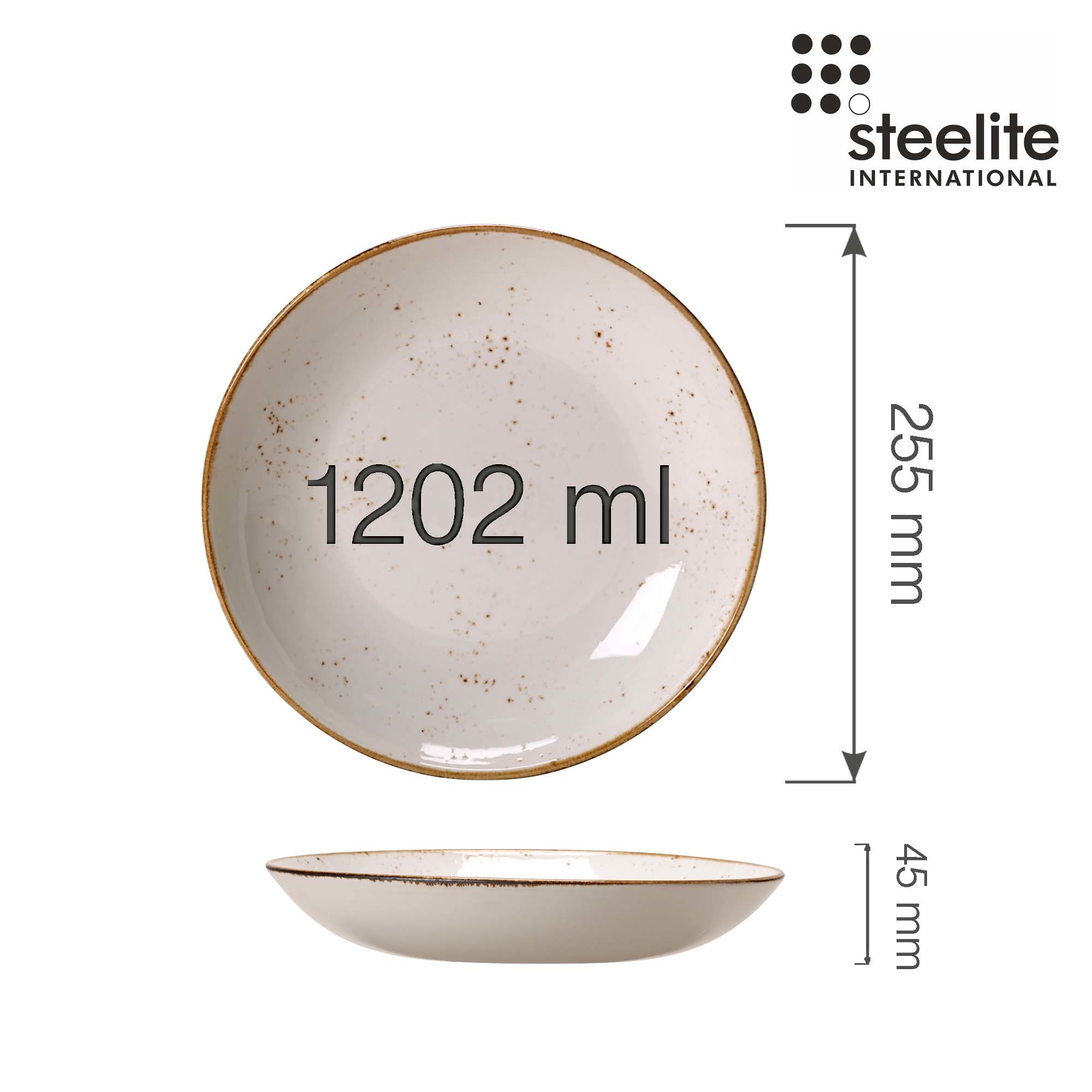 Porcelánová miska Craft White, 255 mm, 1 ks