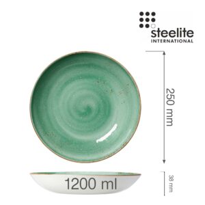 Porcelánová miska coupe Craft Aqua, 250 mm, 1200 ml, 1 ks