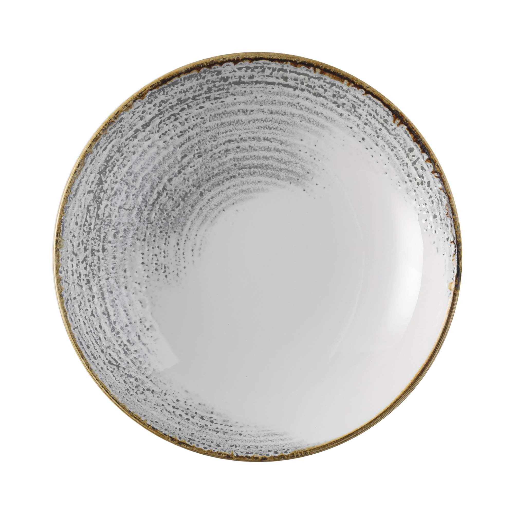 Šalátová kruhová misa coupe Homespun Accents Jasper Gray, 248 mm – Obrázok 2