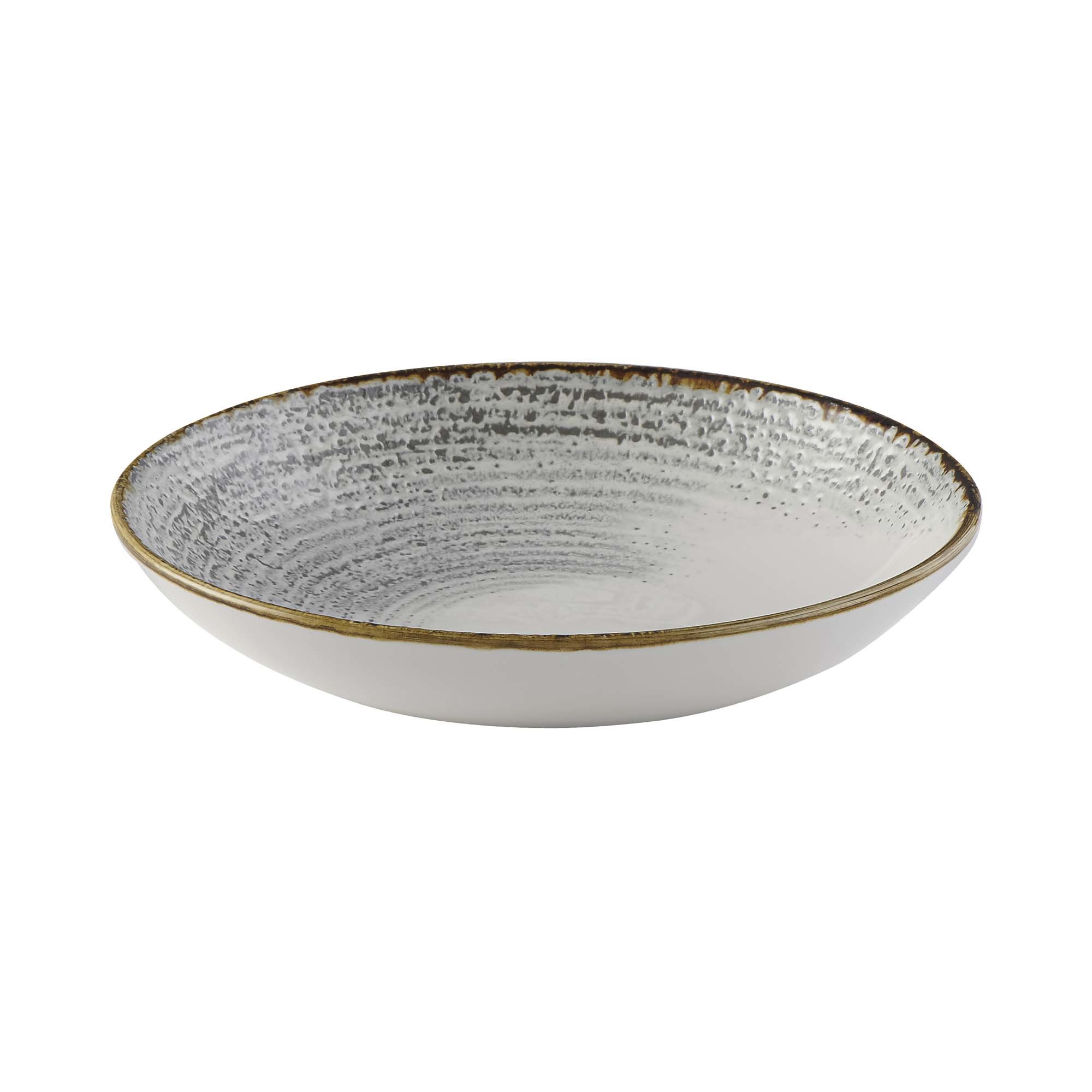 Šalátová kruhová misa coupe Homespun Accents Jasper Gray, 248 mm – Obrázok 3