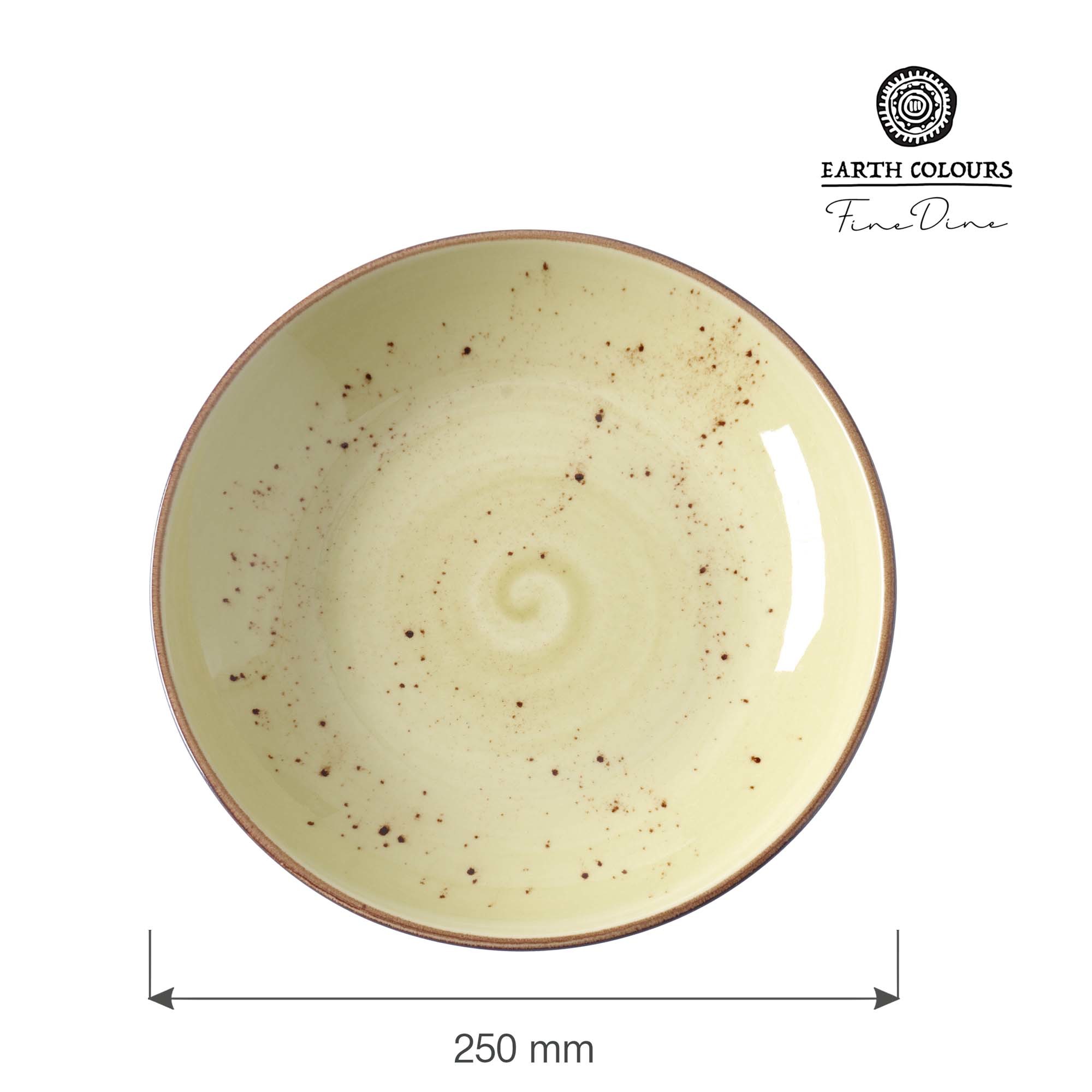 Šalátová miska Olive Coupe, 250 mm