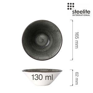 Porcelánová miska coupe Urban Smoke, 165 mm, 1 ks