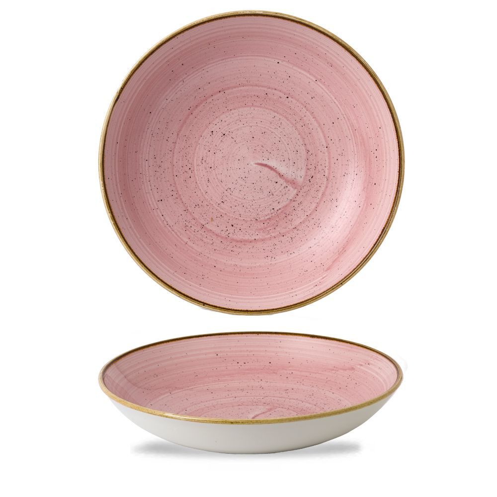 Oblá miska coupe Stonecast Petal Pink, 248 mm, 1 ks – Obrázok 3