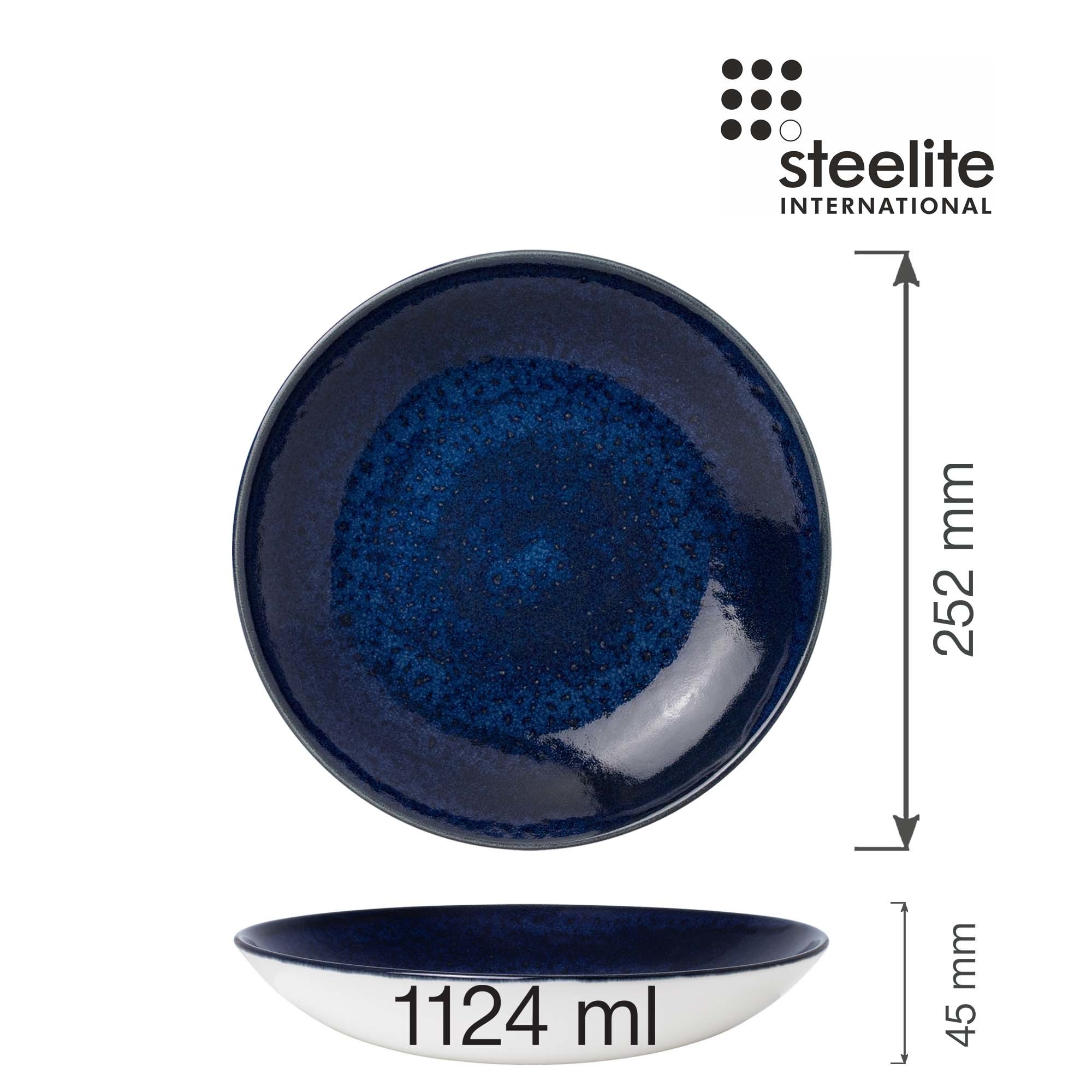Porcelánová miska coupe Vesuvius Lapis, 252 mm, 1 ks