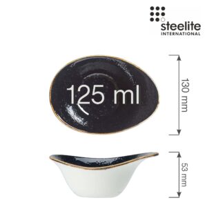 Porcelánová miska Craft Liquorice, 130 mm, 1 ks