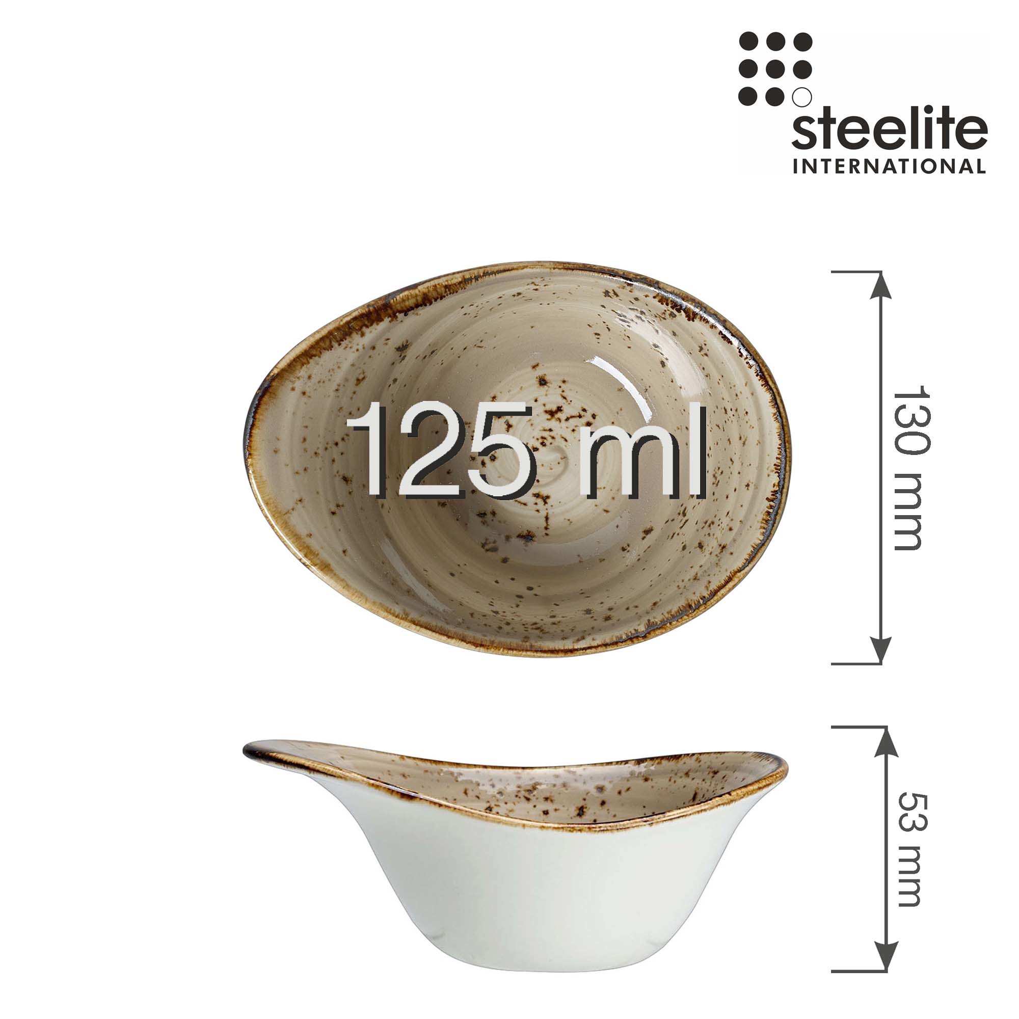 Porcelánová miska Craft Porcini, 130 mm, 125 ml, 1 ks