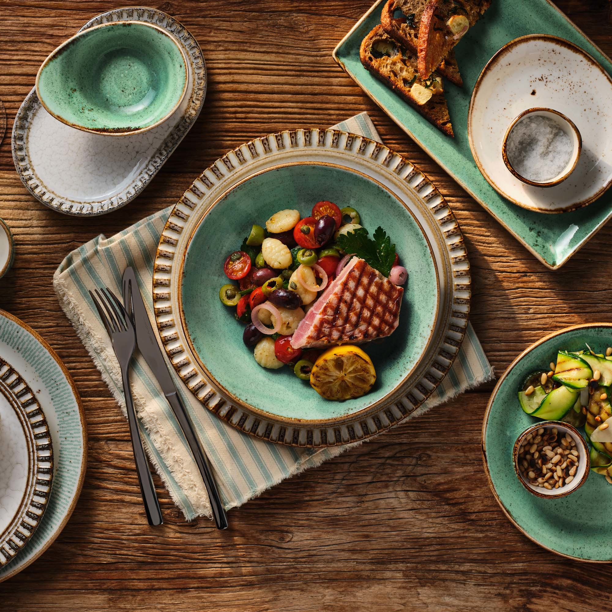 Porcelánová miska Freestyle Craft Aqua, 130 mm, 136 ml, 1 ks – Obrázok 4
