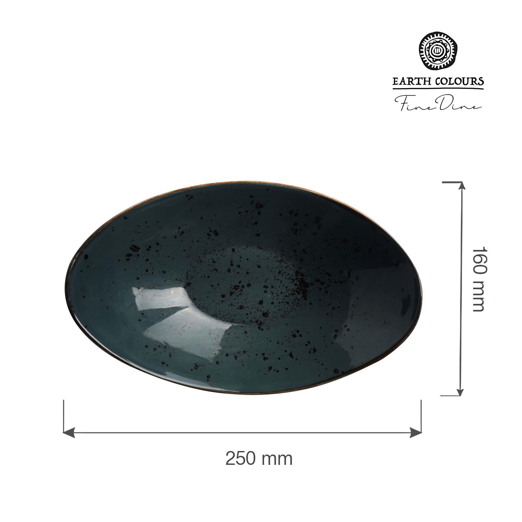 Servírovacia miska v tvare loďky Arando, 250x160 mm