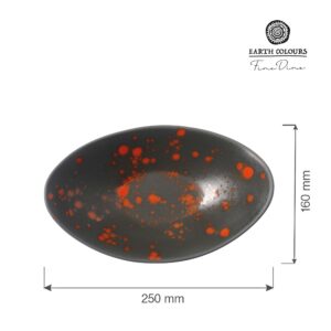 Servírovacia miska v tvare loďky Bloom, 250x160 mm