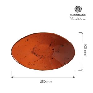 Servírovacia miska v tvare loďky Dahlia, 250x160 mm