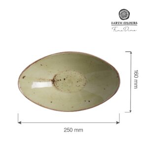 Servírovacia miska v tvare loďky Olive, 250x160 mm