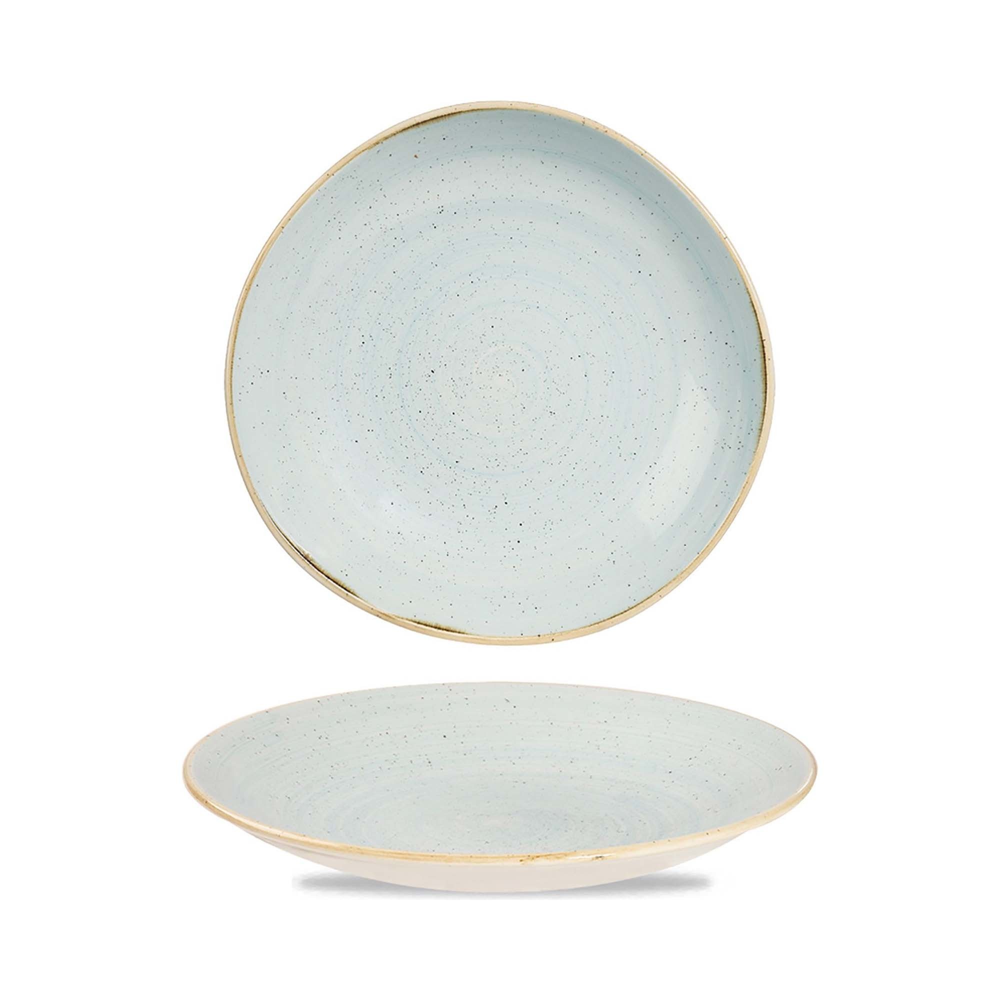 Jedálenský tanier v prírodnom tvare Stonecast Duck Egg Blue, 210 mm, 1 ks – Obrázok 5