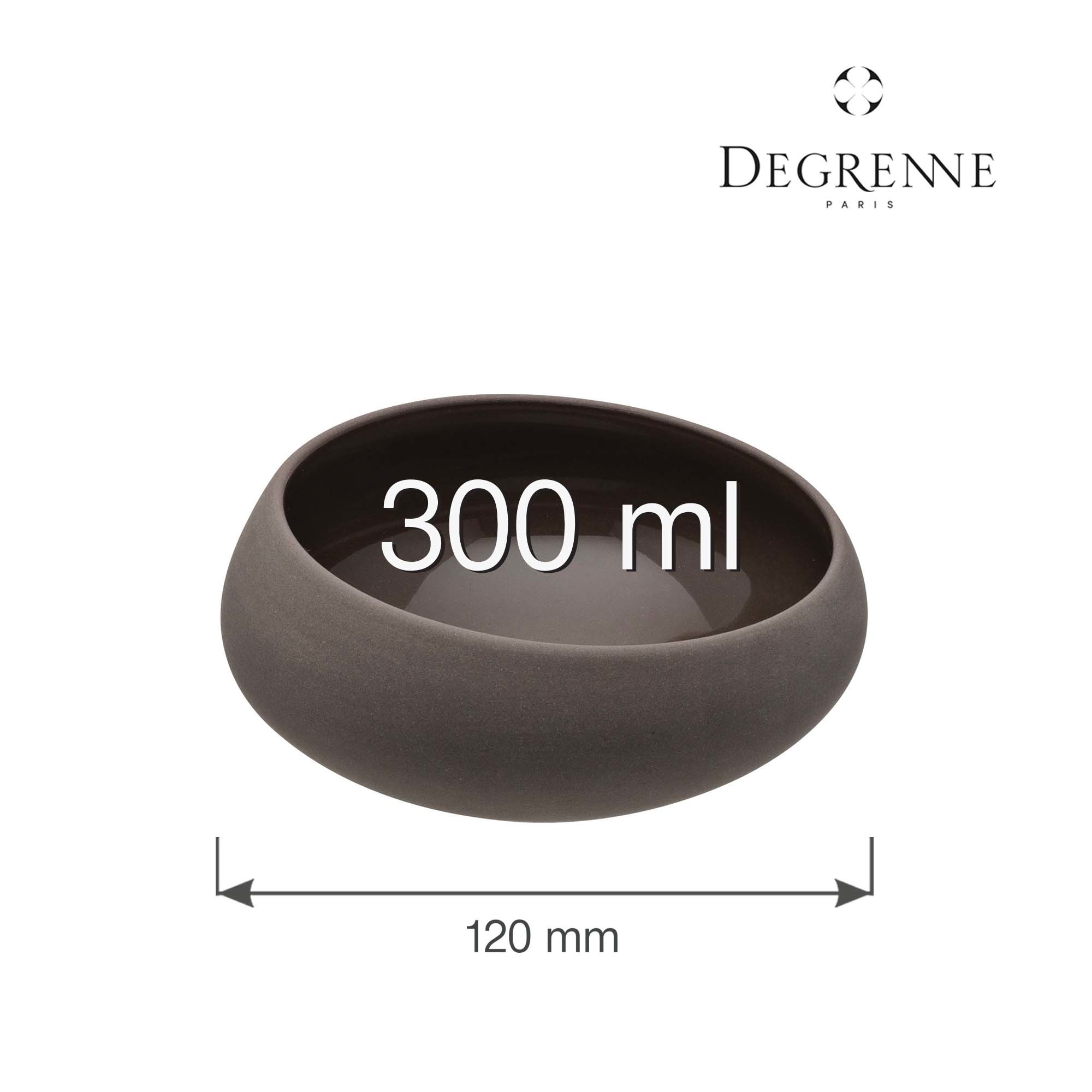 Porcelánová zošikmená miska Bahia Basalt, 300 ml, 1 ks