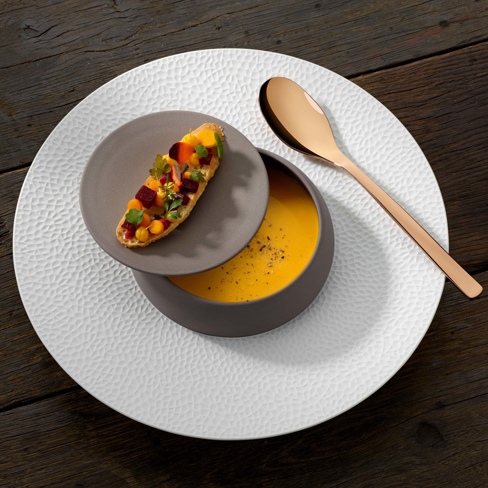 Porcelánová zošikmená miska Bahia Basalt, 300 ml, 1 ks – Obrázok 3