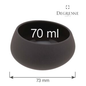 Porcelánová zošikmená miska Cocottes Carbone, 73 mm, 1 ks