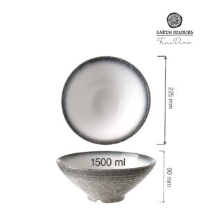 Štýlová kónická miska Silk — 225 mm