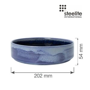 Porcelánová stohovateľná miska Aurora Vesuvius Lapis, 202 mm, 1 ks