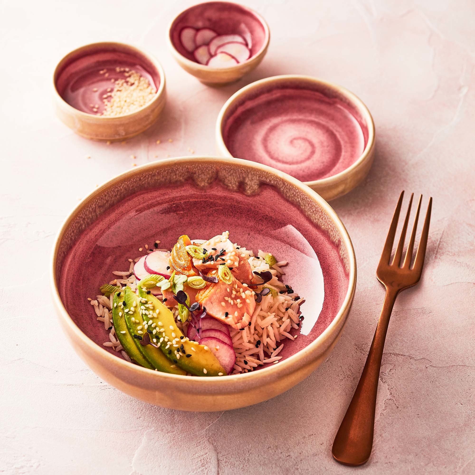 Porcelánová stohovateľná miska Aurora Vesuvius Rose, 75 mm, 1 ks – Obrázok 5