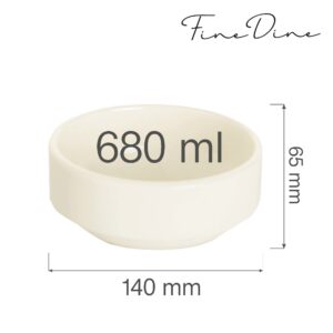 Praktická stohovateľná miska Crema — 660 ml, 140 mm