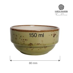 Malá stohovateľná miska Olive, 80 mm, 150 ml