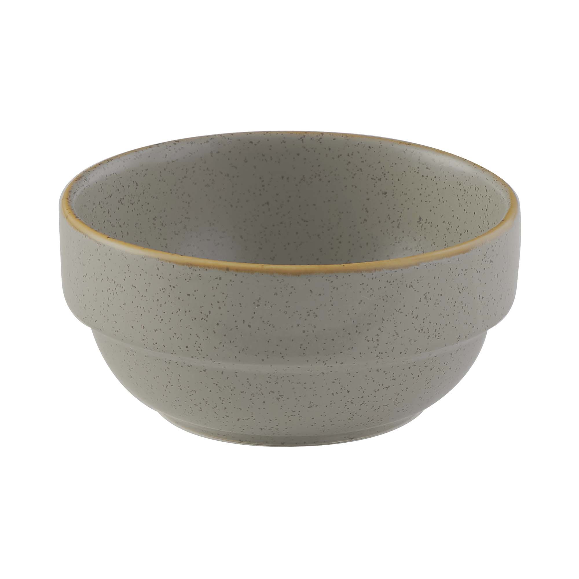Stohovateľná polievková misa Stonecast Grey, 115 mm, výška 55 mm, 360 ml, 1 ks – Obrázok 2