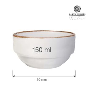 Stohovateľná miska na pochutiny Vanilla, 80 mm, 150 ml, 1 ks