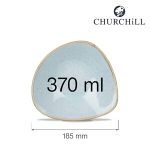 Trojboká miska Stonecast Duck Egg Blue, 370 ml, 1 ks