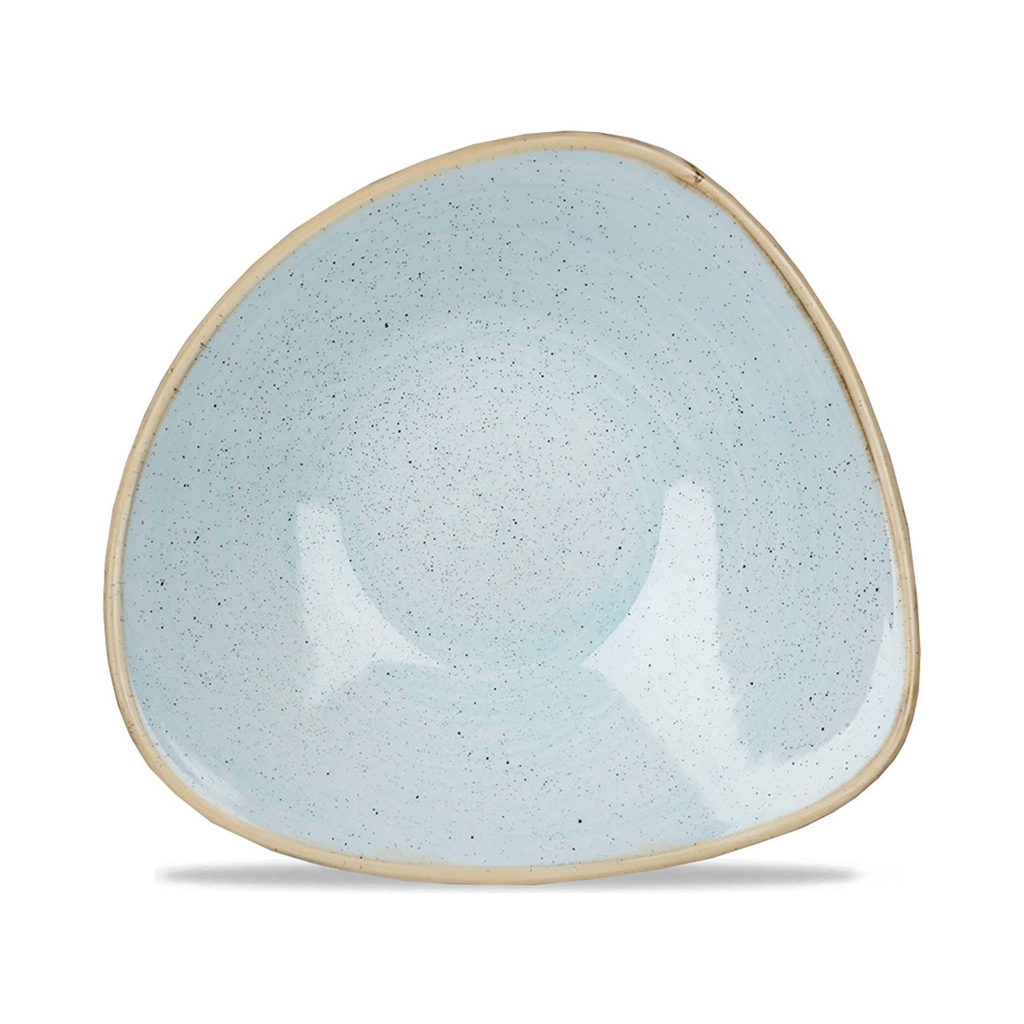 Trojboká miska Stonecast Duck Egg Blue, 600 ml, 1 ks – Obrázok 2