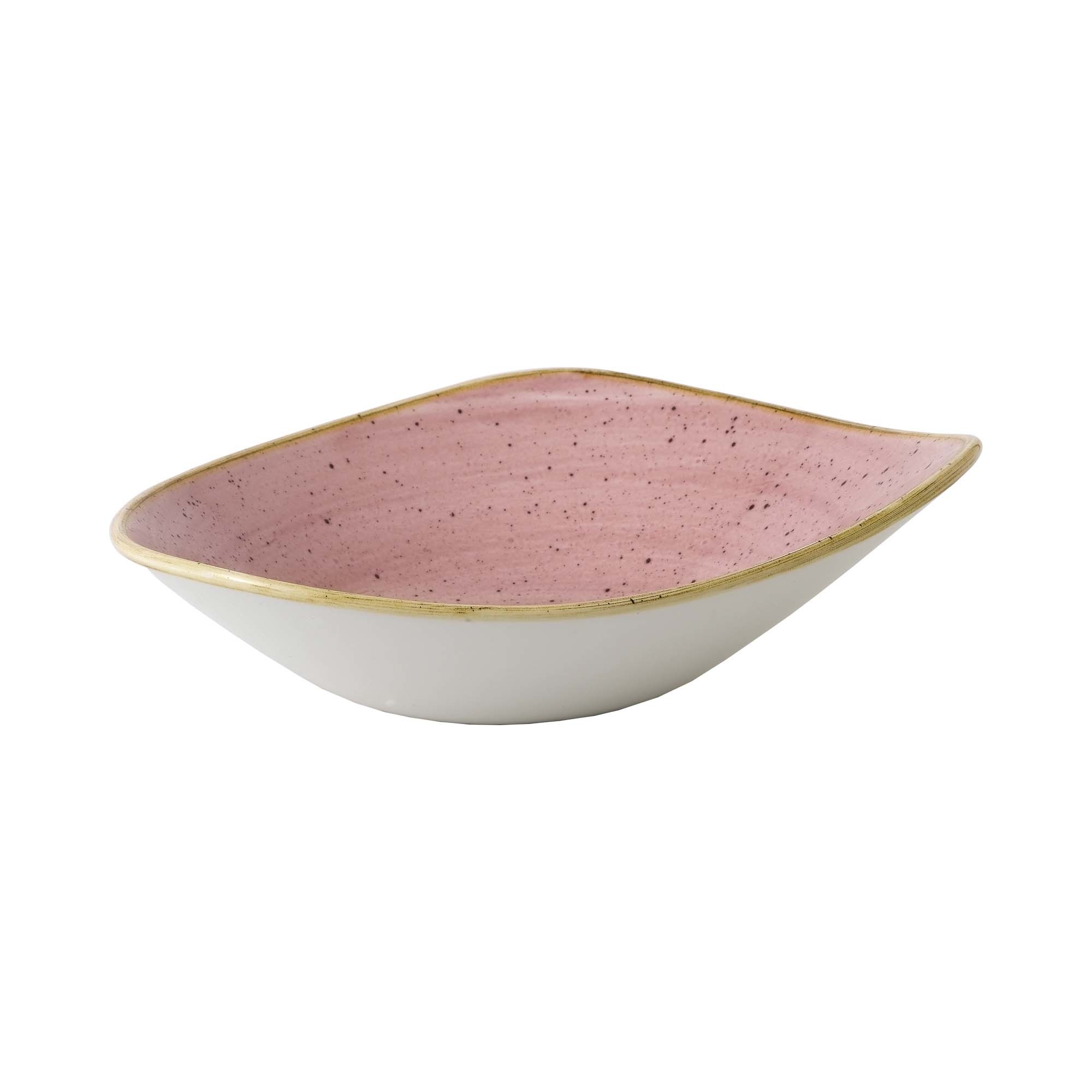 Trojboká misa Stonecast Petal Pink, 235 mm, 600 ml, 1 ks – Obrázok 3