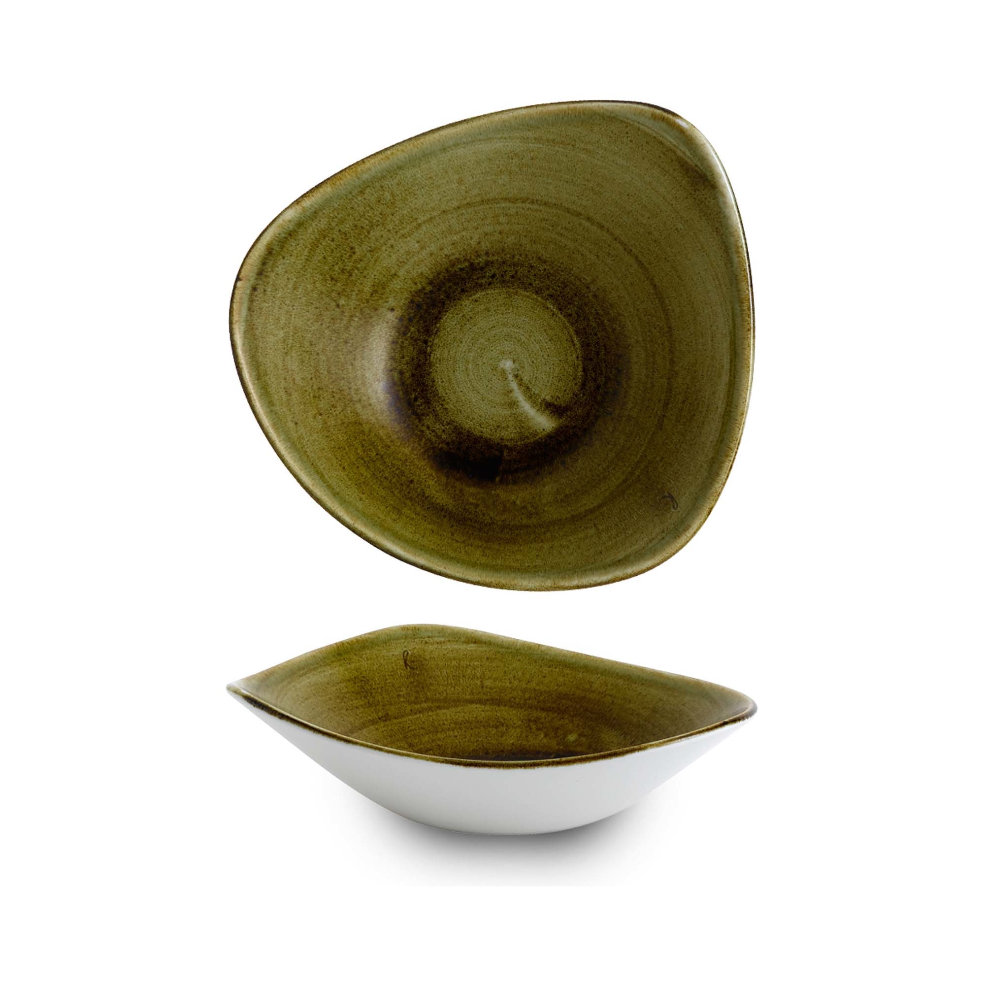 Trojboká miska Stonecast Plume Green, 153 mm, 1 ks – Obrázok 4