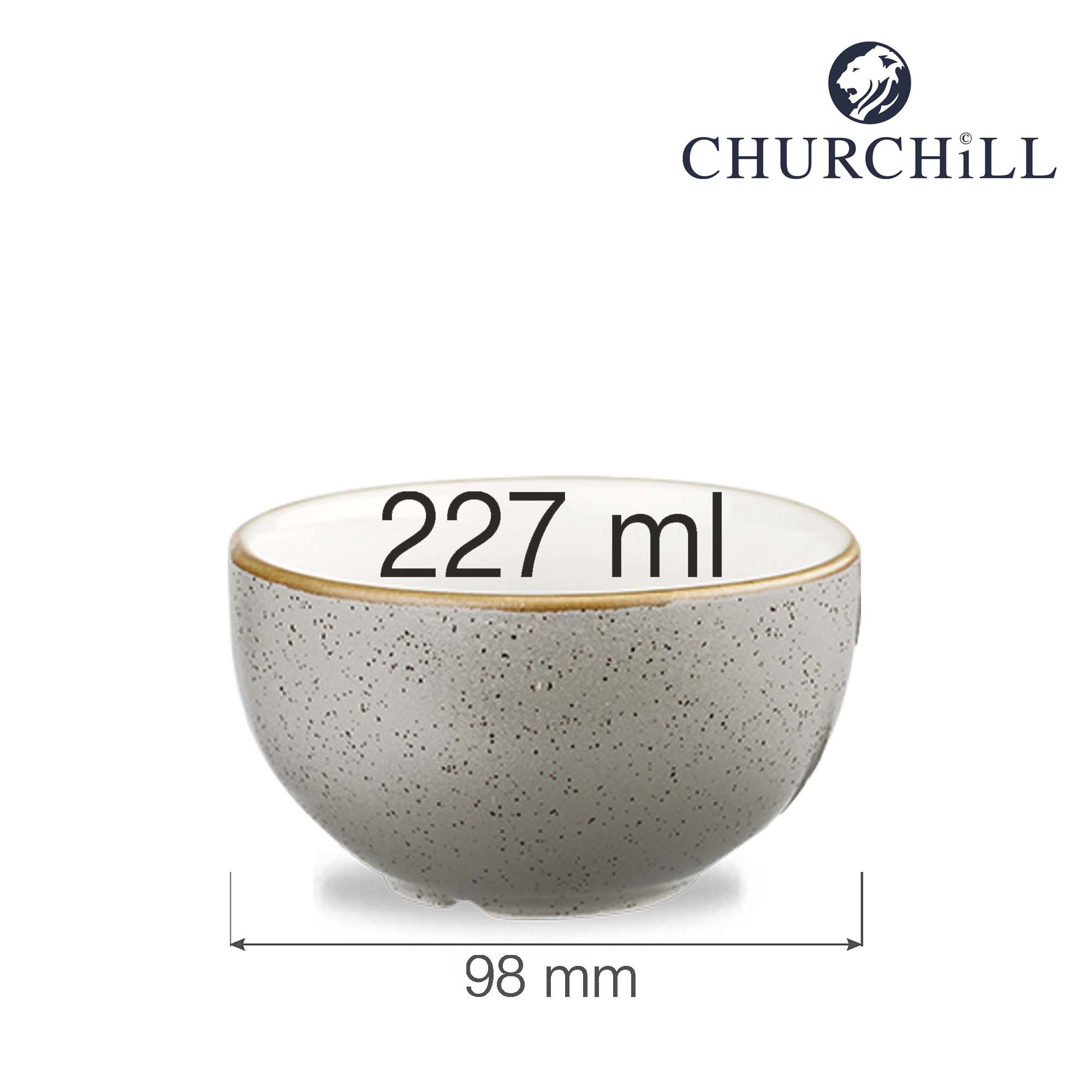 Kombinovaná miska a cukornička Stonecast Peppercorn Grey, 227 ml, 98 mm, 1 ks
