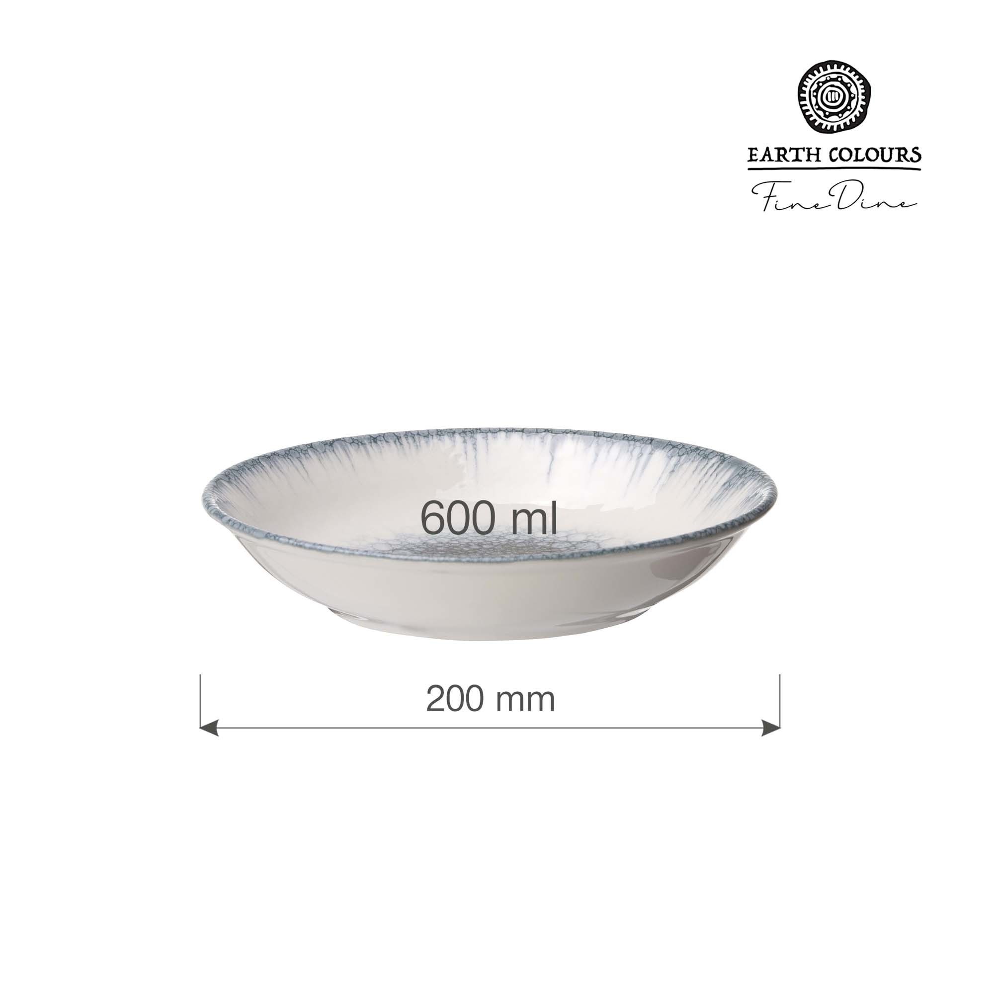 Stredná miska na prílohy Infinity, 200 mm, 600 ml, 1 ks