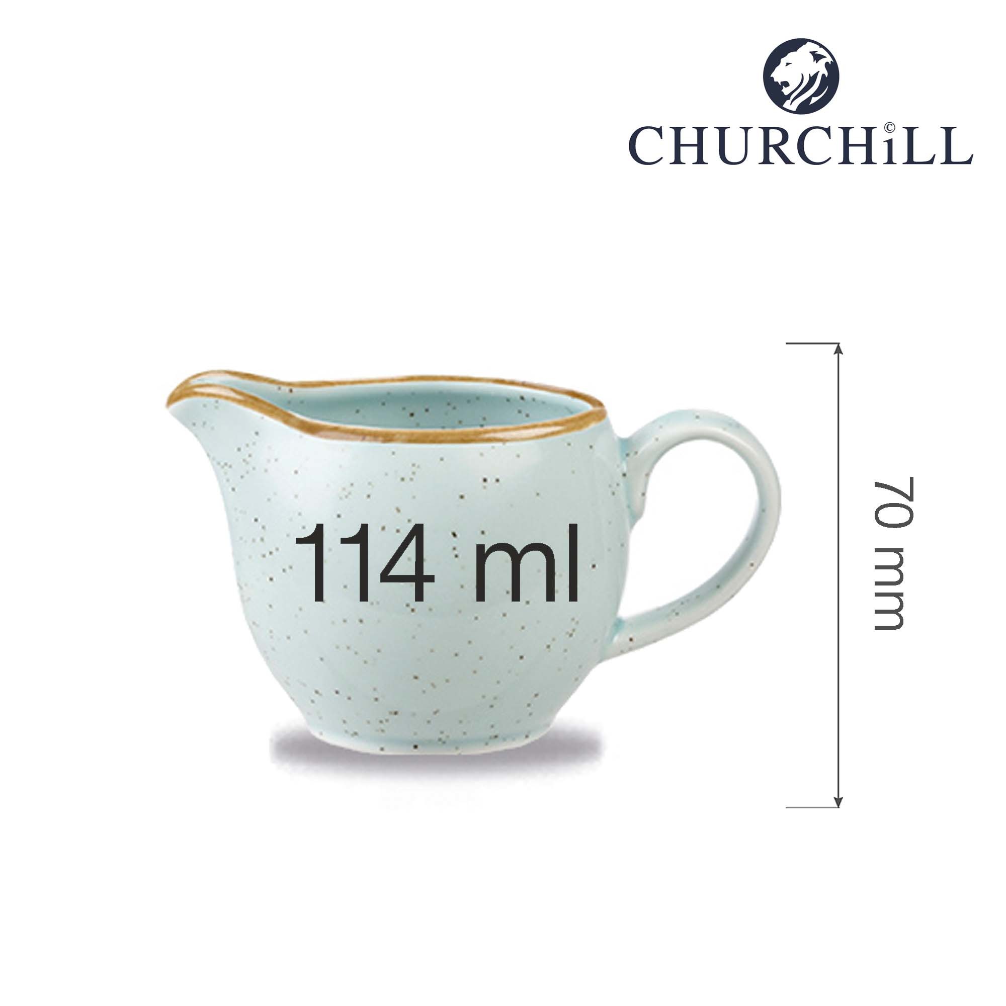 Malý džbánik na mlieko Stonecast Duck Egg Blue, 114 ml, 1 ks