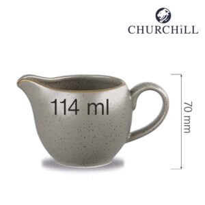 Malý džbánik na mlieko Stonecast Peppercorn Gray, 114 ml, 1 ks