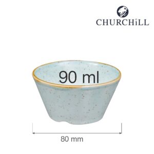 Malá miska na dipy Stonecast Duck Egg Blue, 90 ml, 80 mm, 1 ks