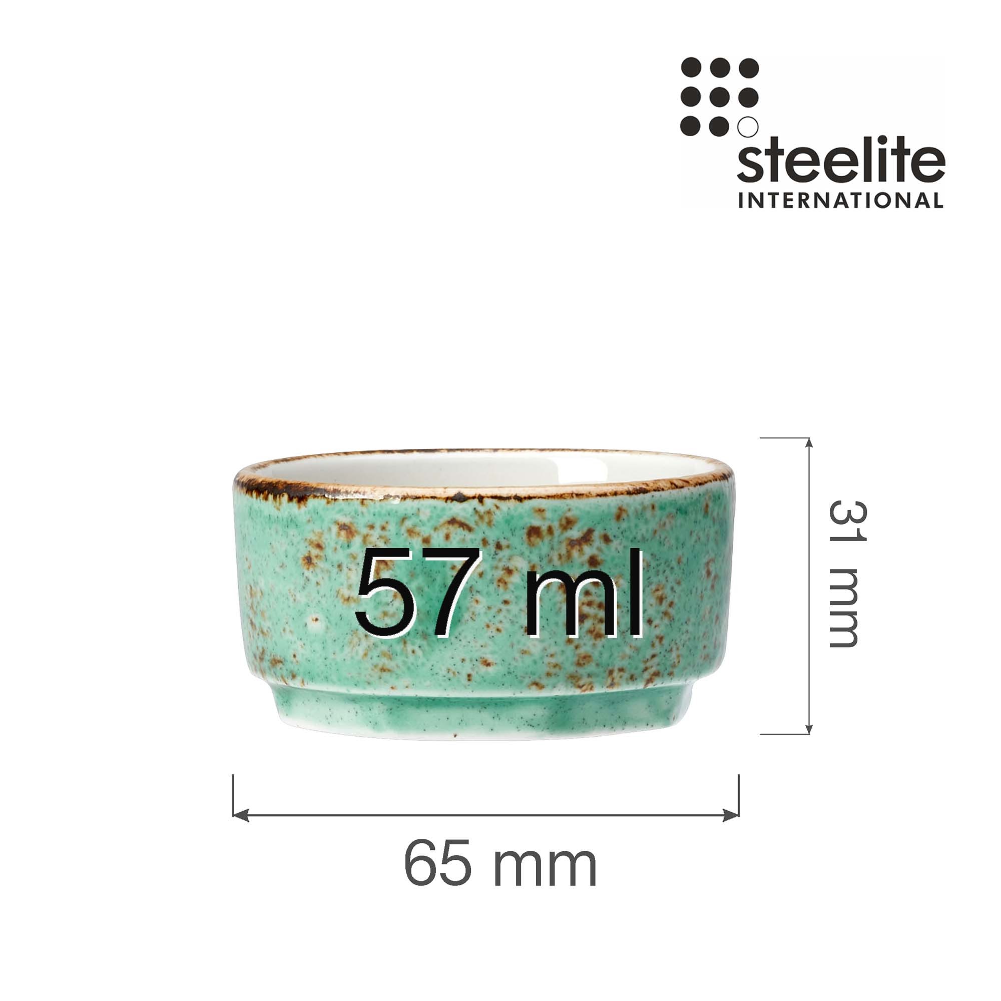 Porcelánová miska na dip Craft Aqua, 65 mm, 57 ml, 1 ks