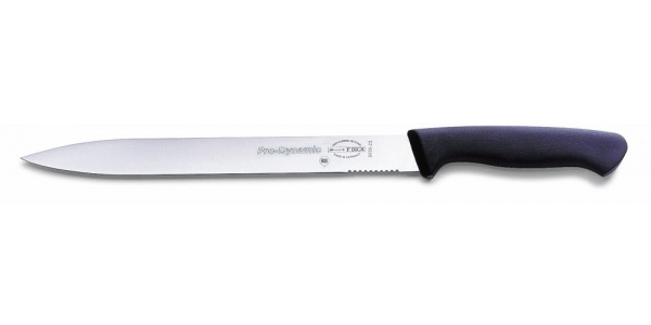 Profesionálny nárezový nôž – čiastočne vlnitý výbrus čepele, dĺžka 23 cm