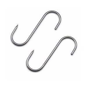 Nerezový hák na mäso – 120 x 5,0 mm, balenie 5 ks