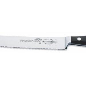Profesionálny nôž na chlieb – kovaný, vlnitý výbrus čepele, dĺžka 21 cm