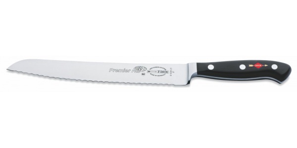 Profesionálny nôž na chlieb – kovaný, vlnitý výbrus čepele, dĺžka 21 cm