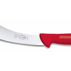 Nôž na sťahovanie kože Dick — červená rukoväť, 15 cm