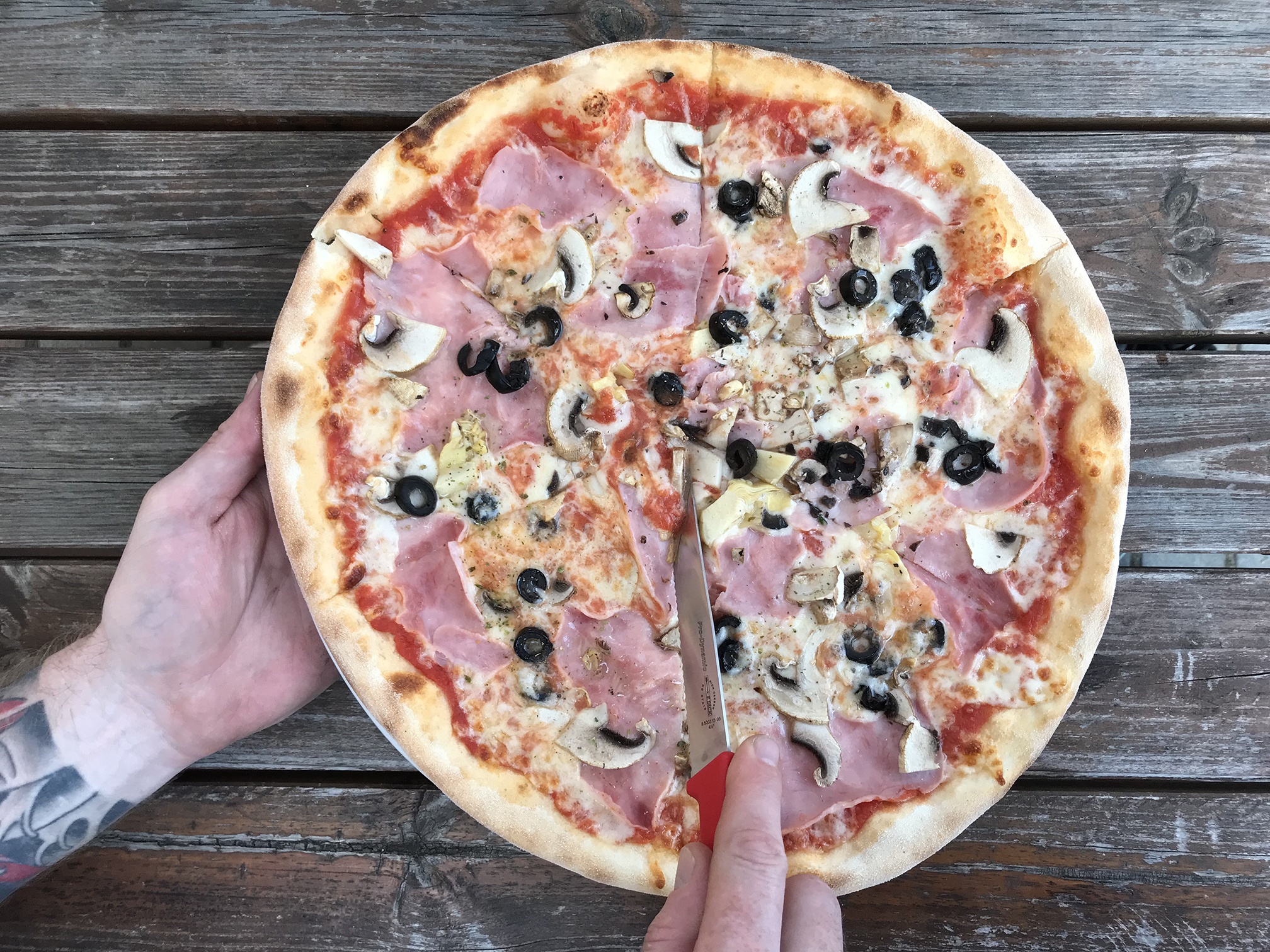Nôž na steak a pizzu – séria Pro-Dynamic, vlnitý výbrus, dĺžka 12 cm – Obrázok 2