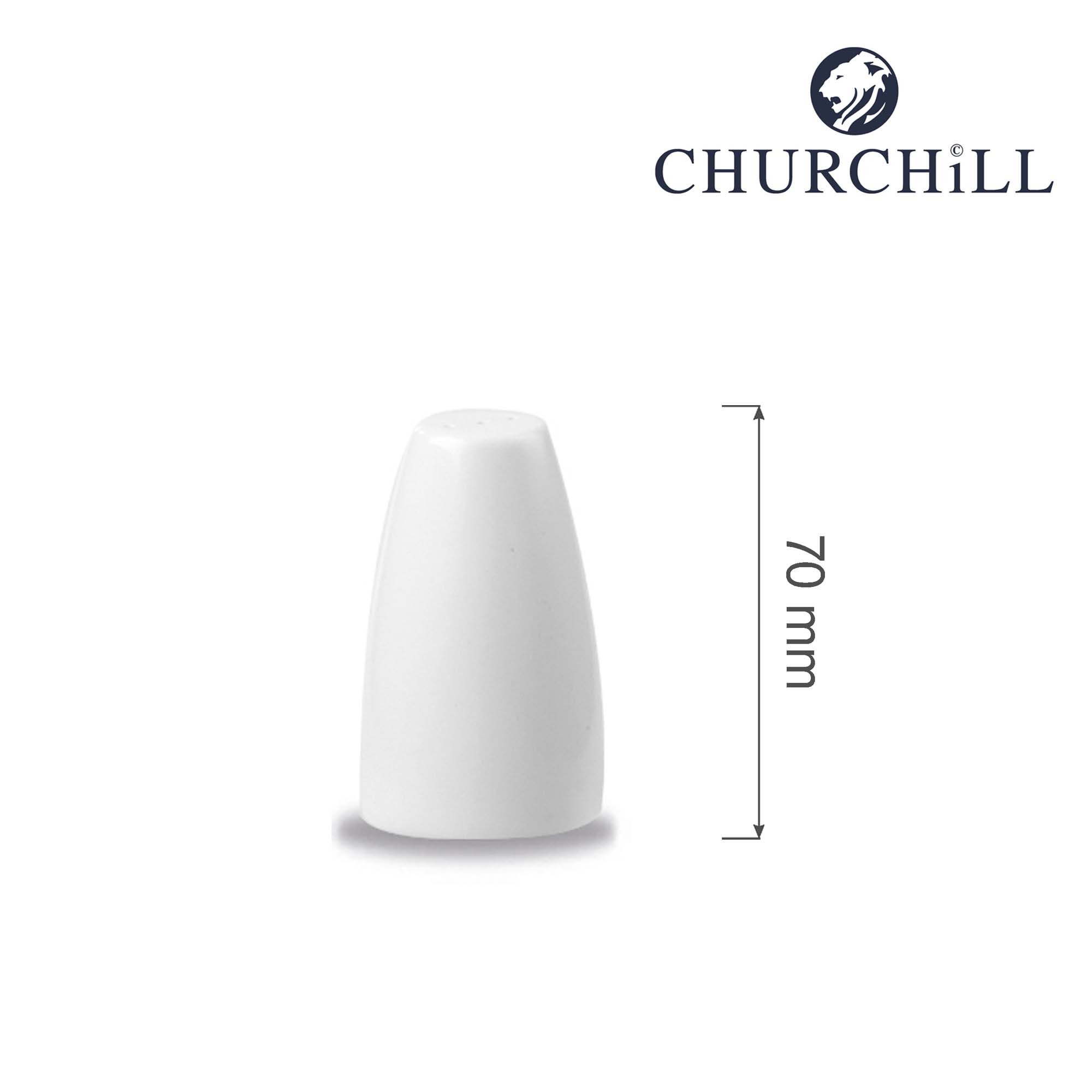 Porcelánová nádobka na korenie Profile, výška 70 mm, 1 ks