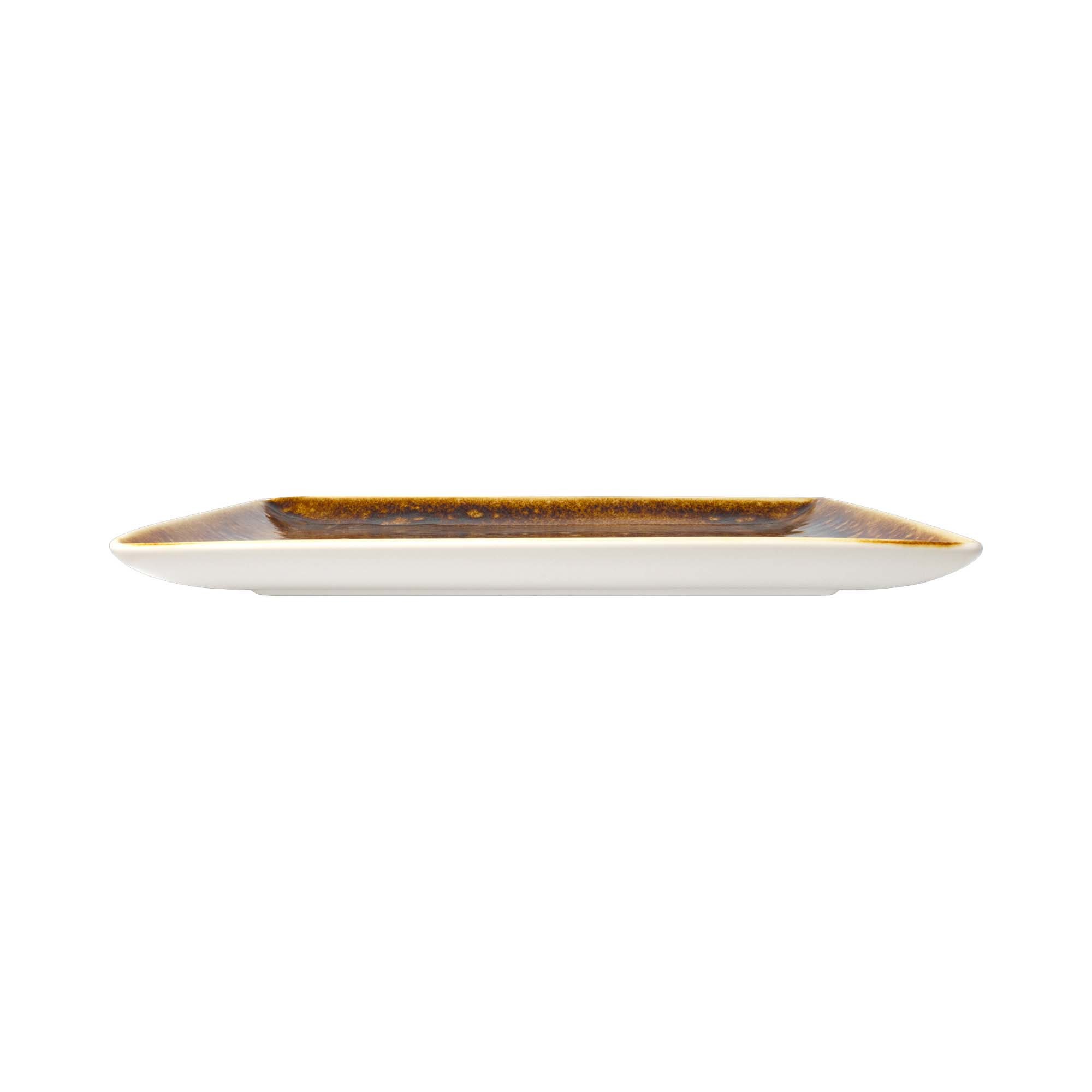 Porcelánový tanier štvorcový Vesuvius Amber, 270 x 270 mm, 1 ks – Obrázok 3