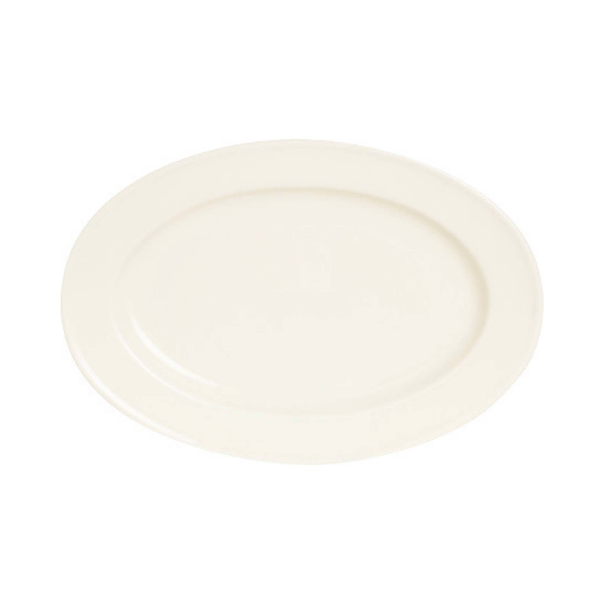 Párty oválny tanier Crema — 390x270 mm – Obrázok 2