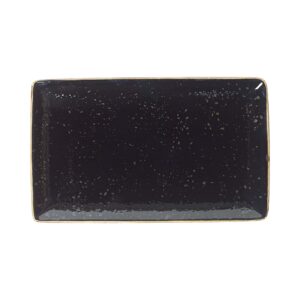 Porcelánový tanier obdĺžnikový Craft Liquorice, 270 x 167 mm, 1 ks